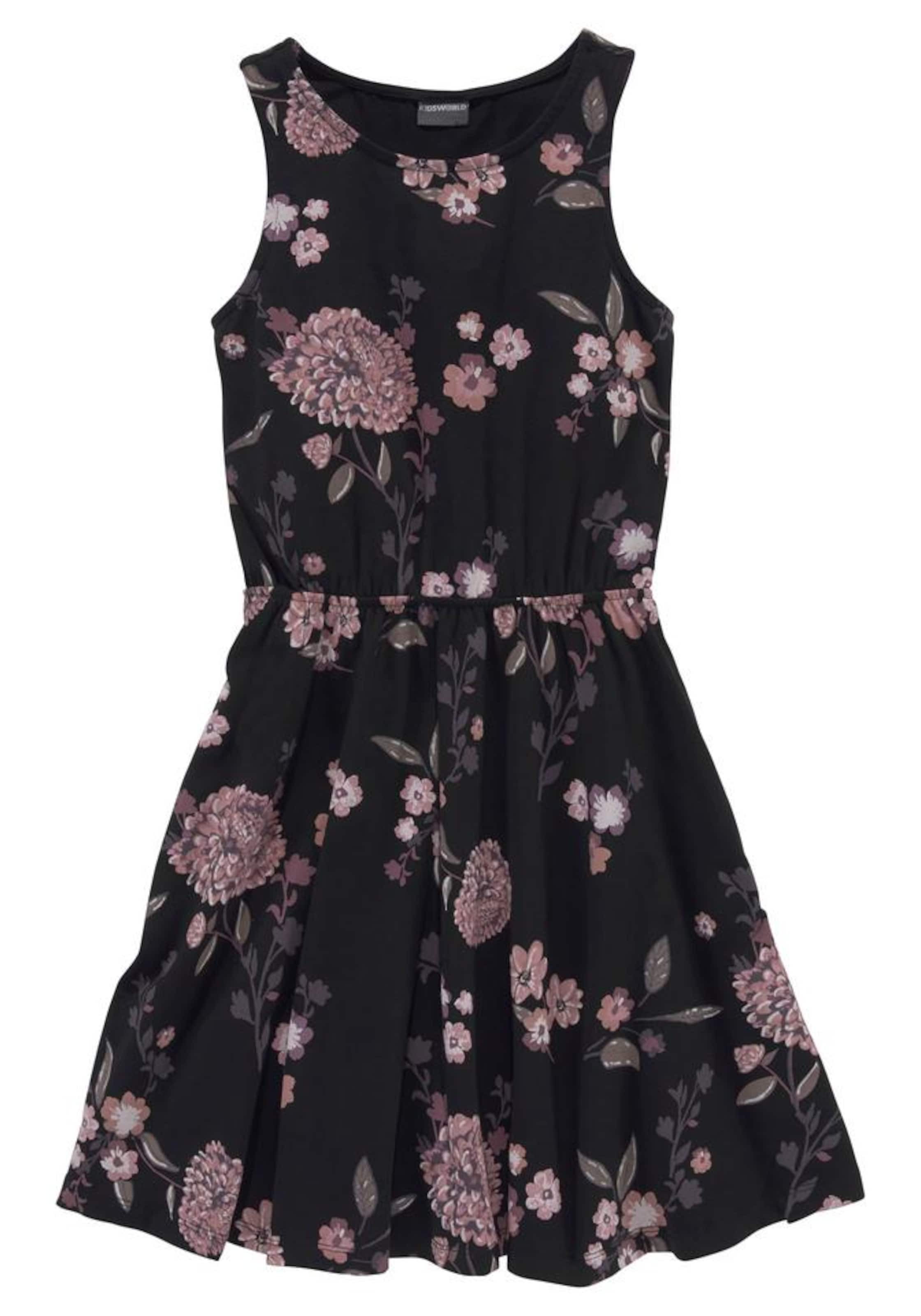 Kidsworld Dress in Black: front