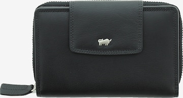 Braun Büffel Wallet 'Golf' in Black: front