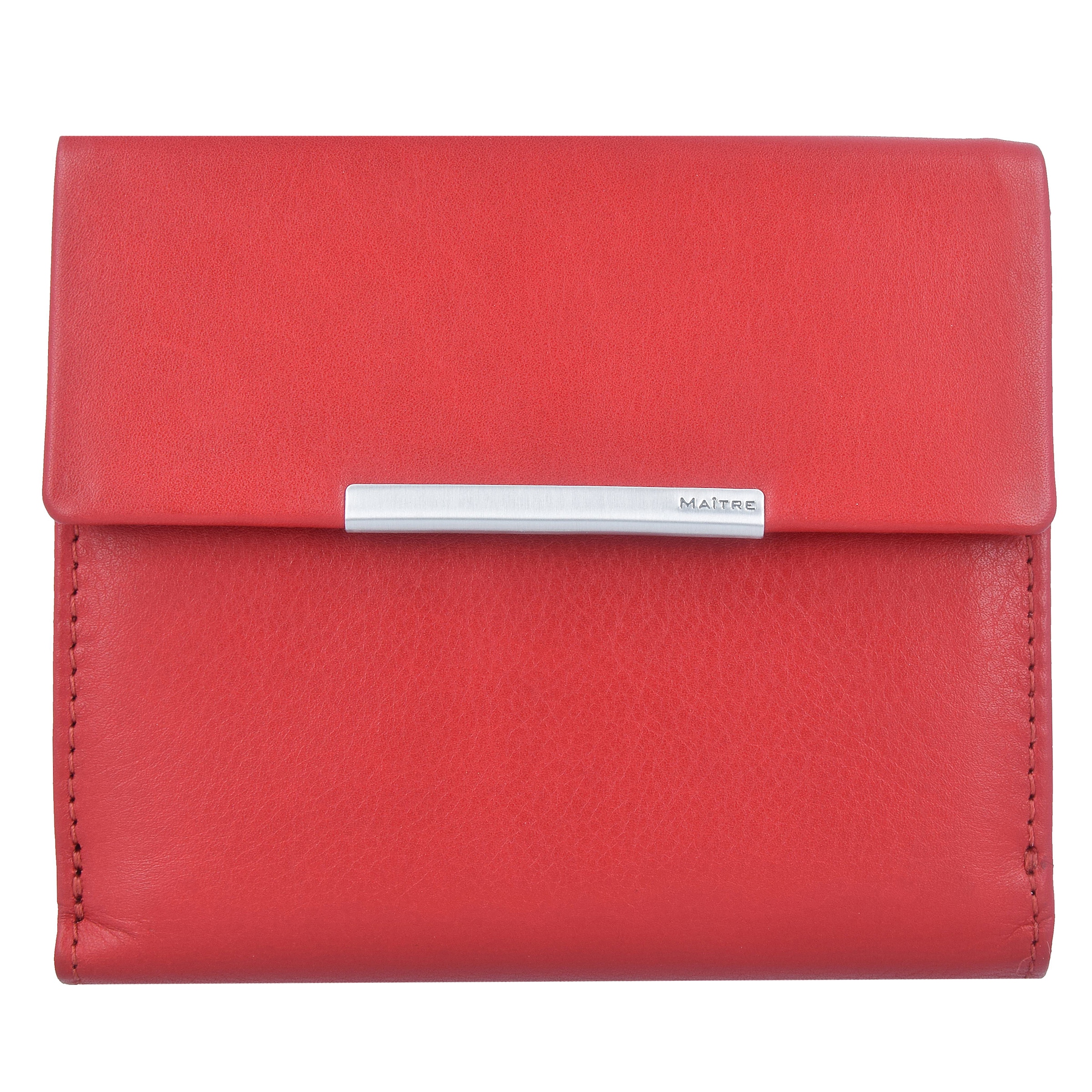 Maître Wallet 'Belg Dartrud' in Red: front