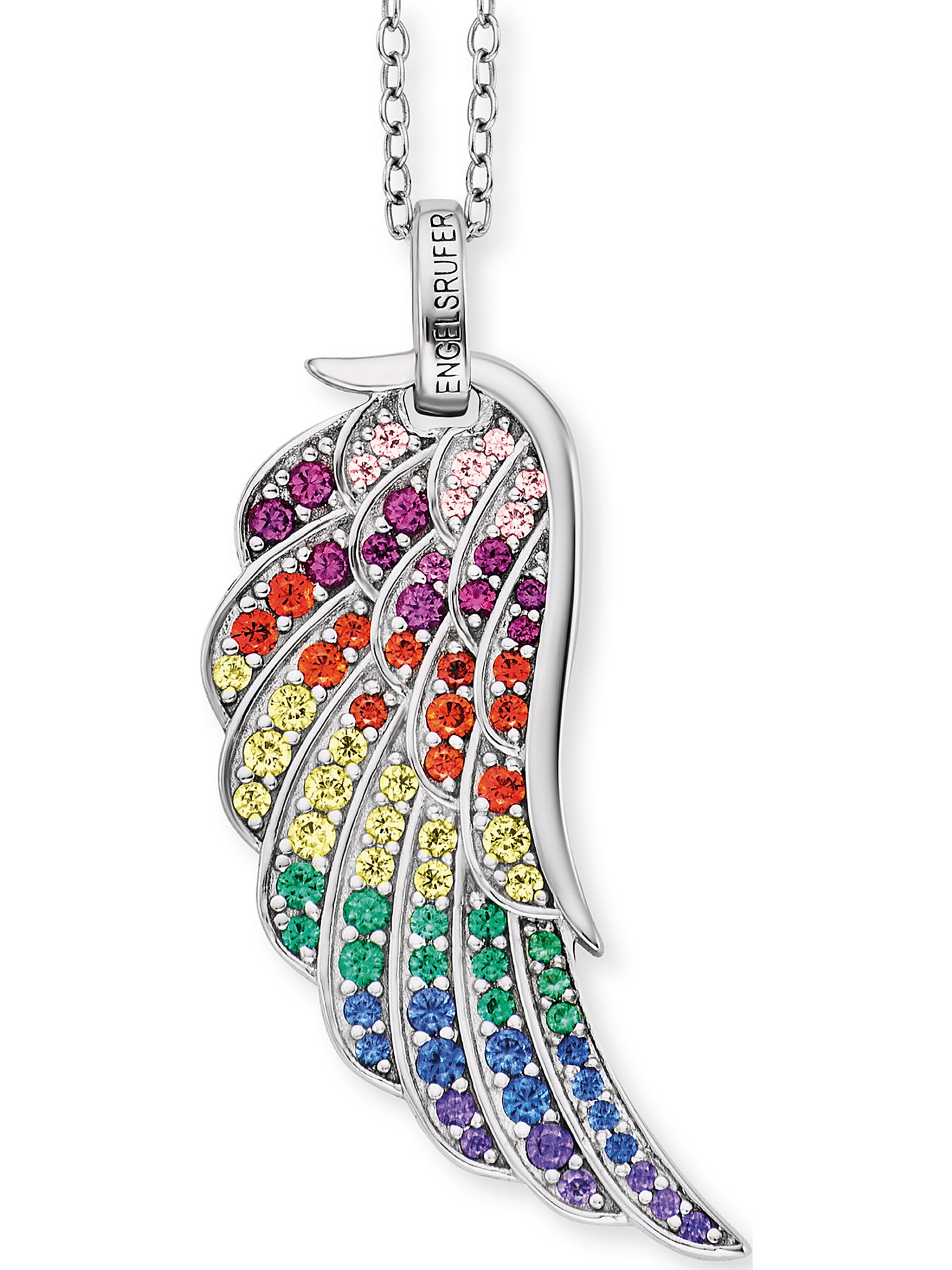Engelsrufer Necklace 'Flügel' in Silver: front