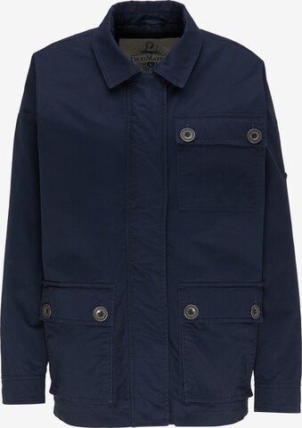 DREIMASTER Between-Season Jacket in Blue: front