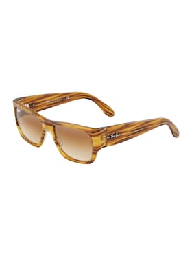 Ray-Ban occhiali da sole '0RB2187' in marrone / giallo