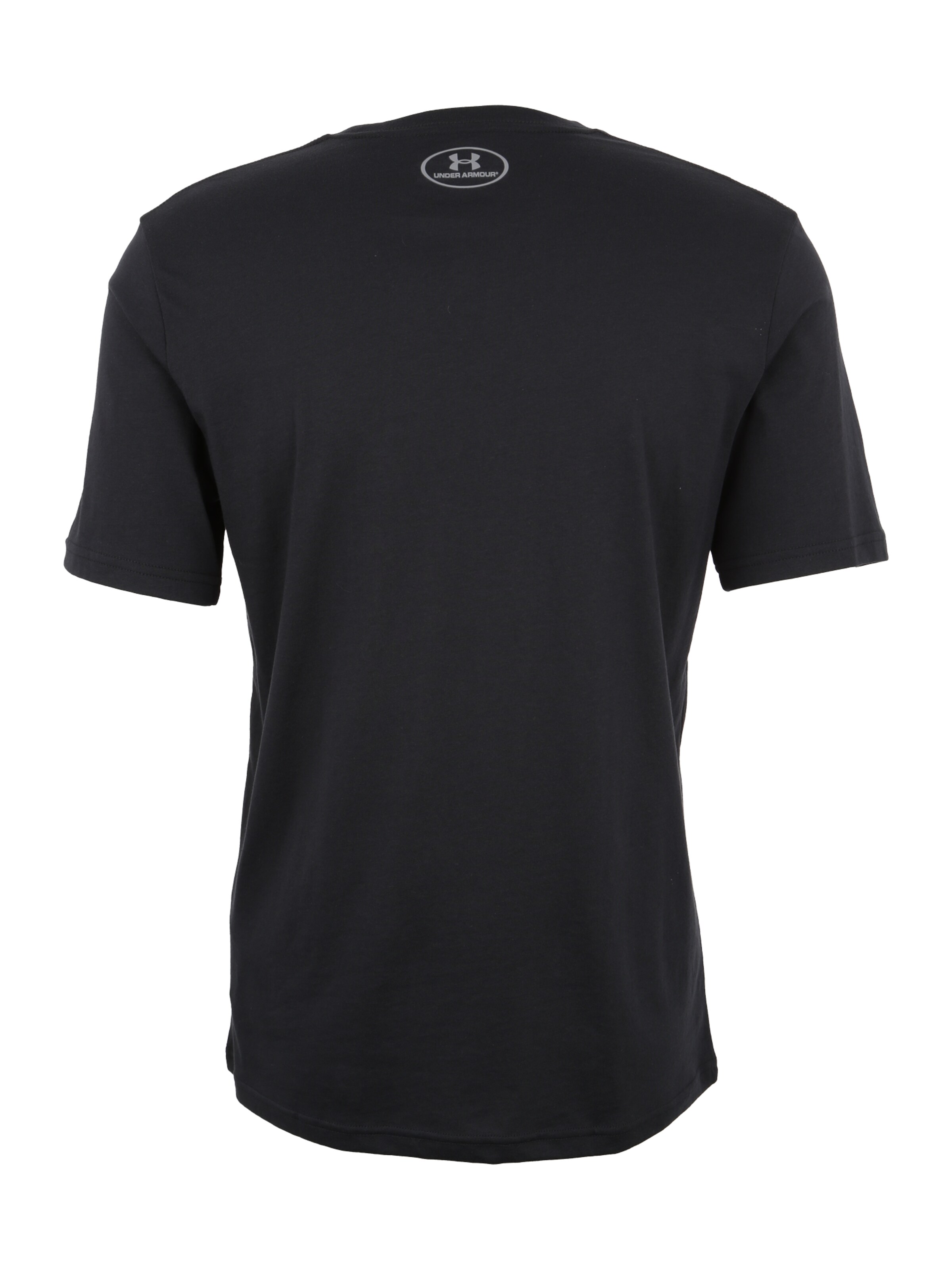 UNDER ARMOUR Функционална тениска в черно: отзад