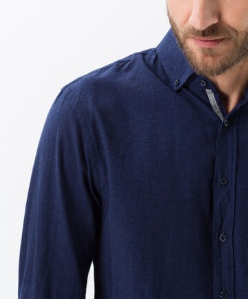 BRAX Comfort Fit Hemd 'Dries' in Blau