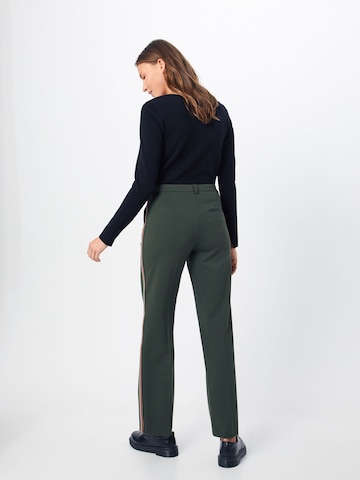 Regular Pantalon 'MILANO' BRAX en vert : derrière