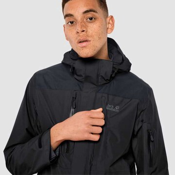 JACK WOLFSKIN Windbreaker in Schwarz