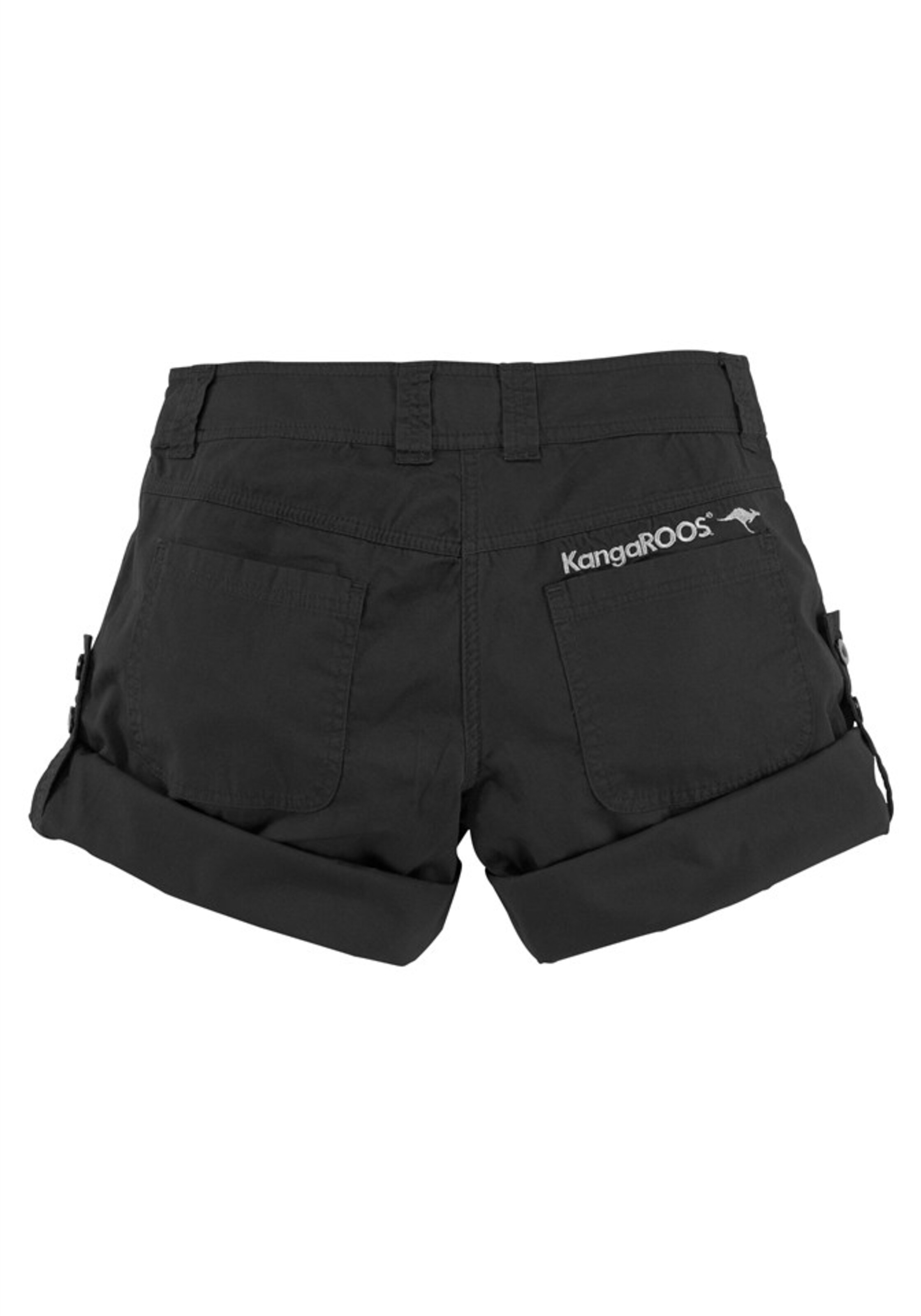 KangaROOS Regular Shorts in Schwarz