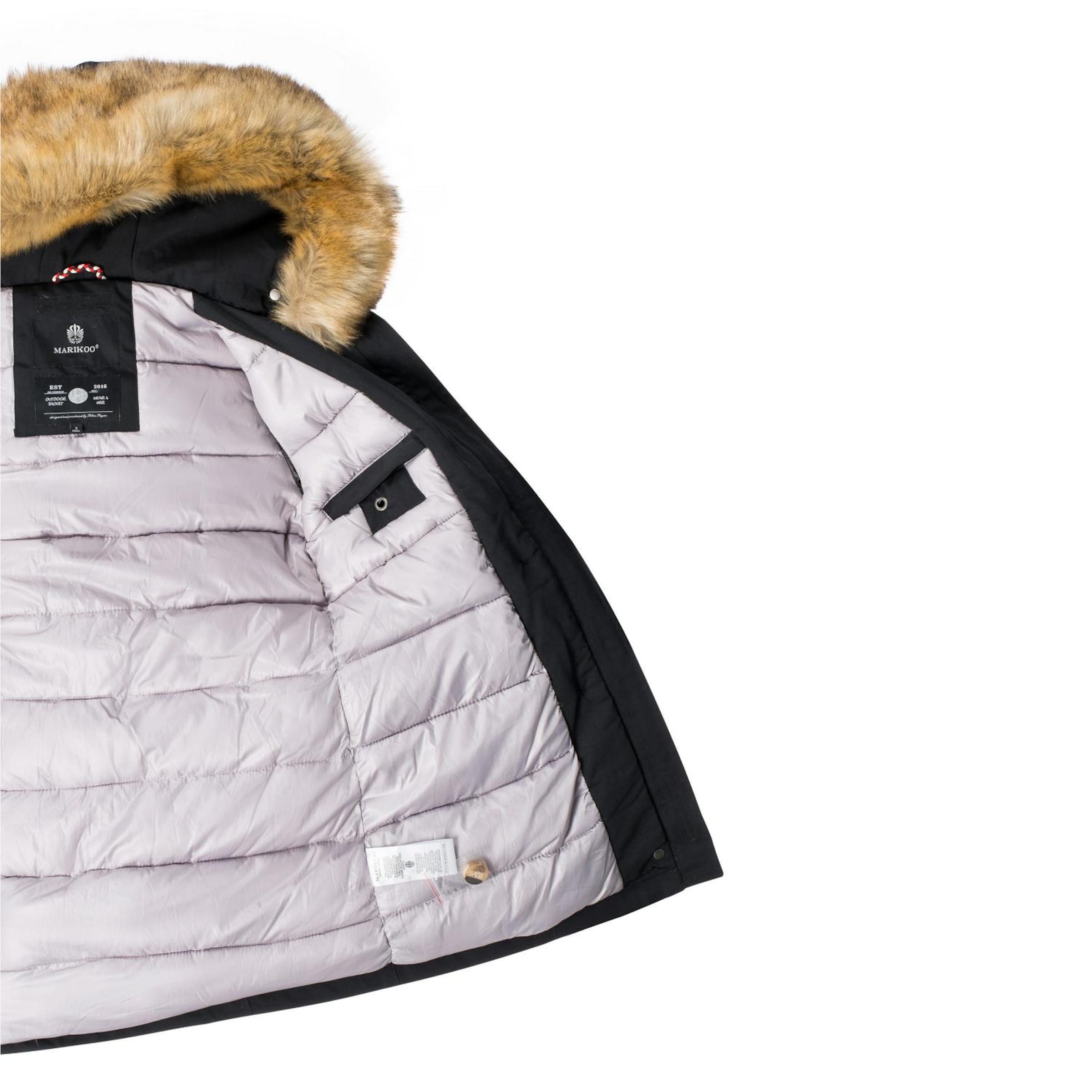 MARIKOO Зимна парка 'Karmaa' в черно