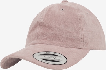 Șapcă de la Flexfit pe roz: față