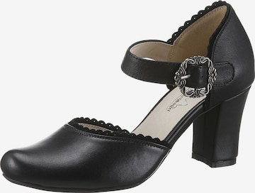 Hirschkogel Pumps in Black: front