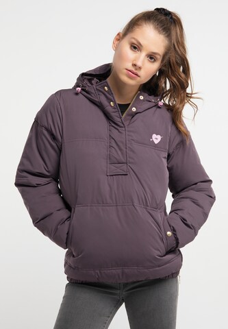 MYMO Between-Season Jacket in Purple: front