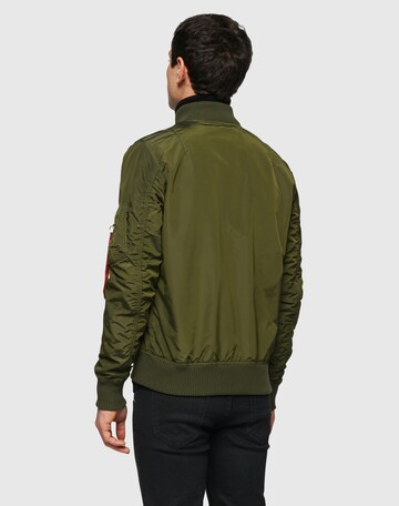 ALPHA INDUSTRIES Prechodná bunda 'MA-1 TT' - Zelená