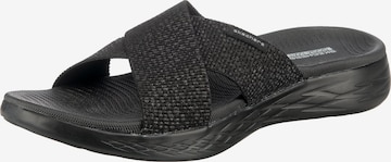 SKECHERS Pantofle 'ON THE GO 600' – černá: přední strana