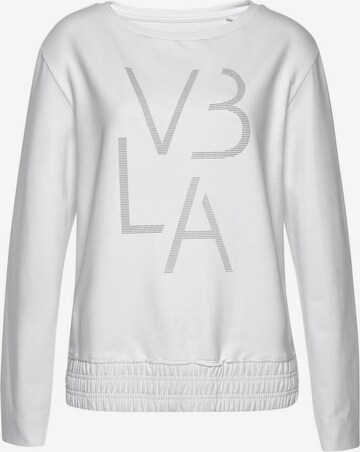 VENICE BEACH Athletic Sweatshirt in White: front