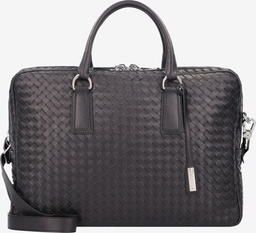 ABRO Handbag 'Lotus' in Black: front