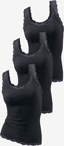 H.I.S Top in Black: front