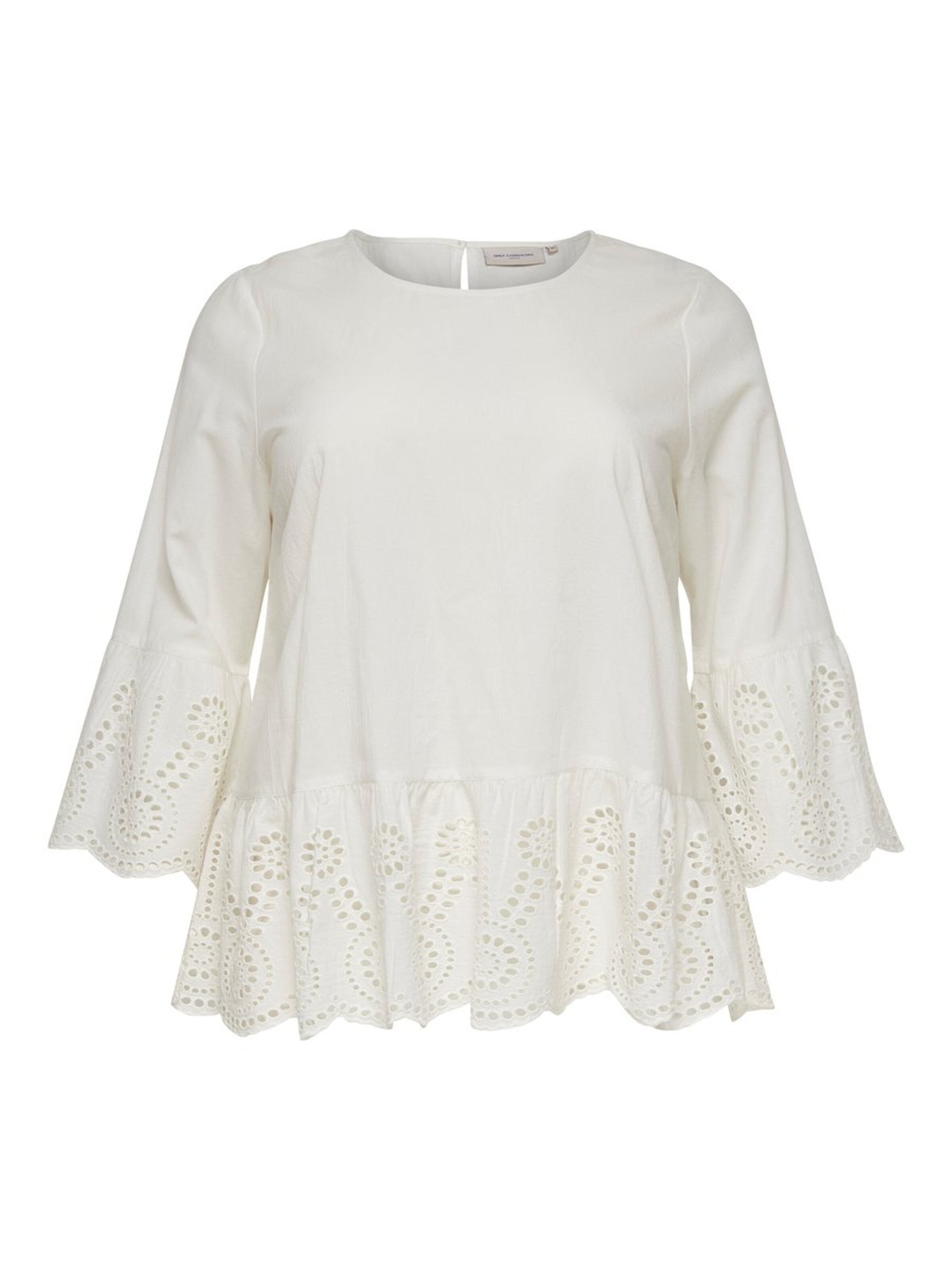 ONLY Carmakoma - Shirt 'SANTAFE' in de kleur Wit