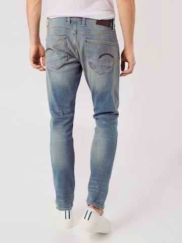 Coupe slim Jean G-Star RAW en bleu