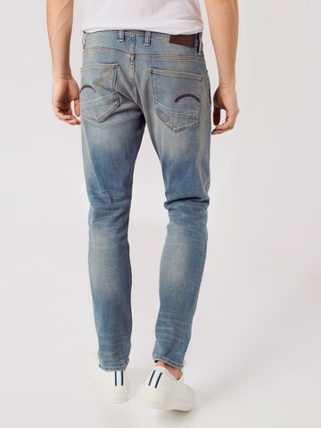 G-Star RAW - Slimfit Calças de ganga em azul