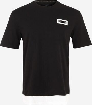T-Shirt fonctionnel 'Rebel' PUMA en noir : devant