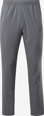 Loosefit Pantalon de sport Reebok en gris : devant