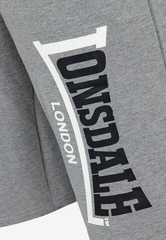 LONSDALE Regular Pants 'Logo Jam' in Grey