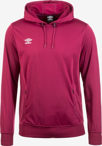 Sweat-shirt 'Club Essential' UMBRO en rose : devant