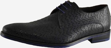 Floris van Bommel Lace-Up Shoes in Black: front