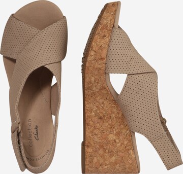 Sandales CLARKS en beige