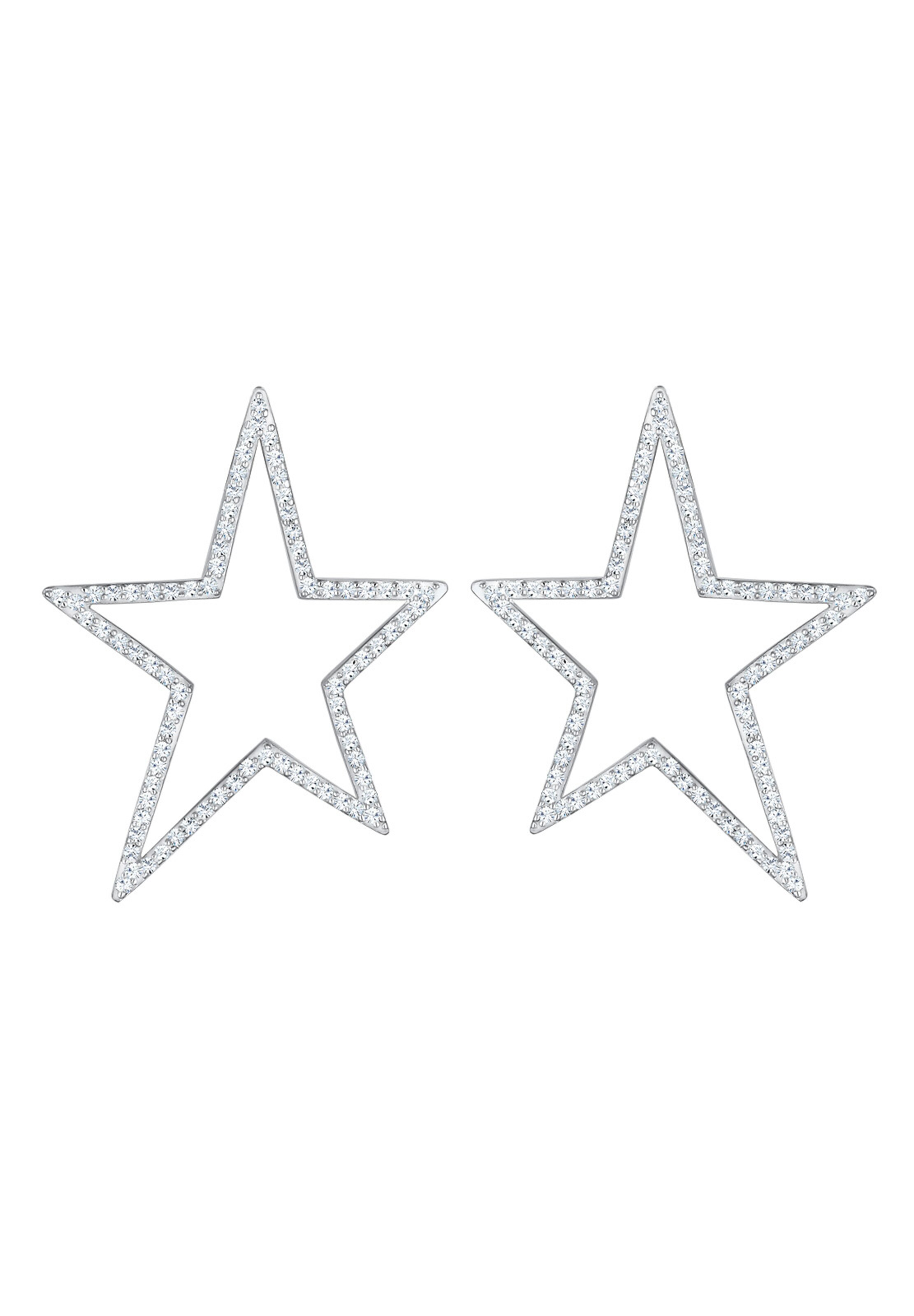 ELLI Earrings 'Astro' in Silver: front