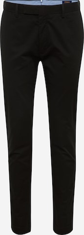 Polo Ralph Lauren Слим Брюки-чинос 'SLFHDNP-FLAT-PANT' в Черный: спереди