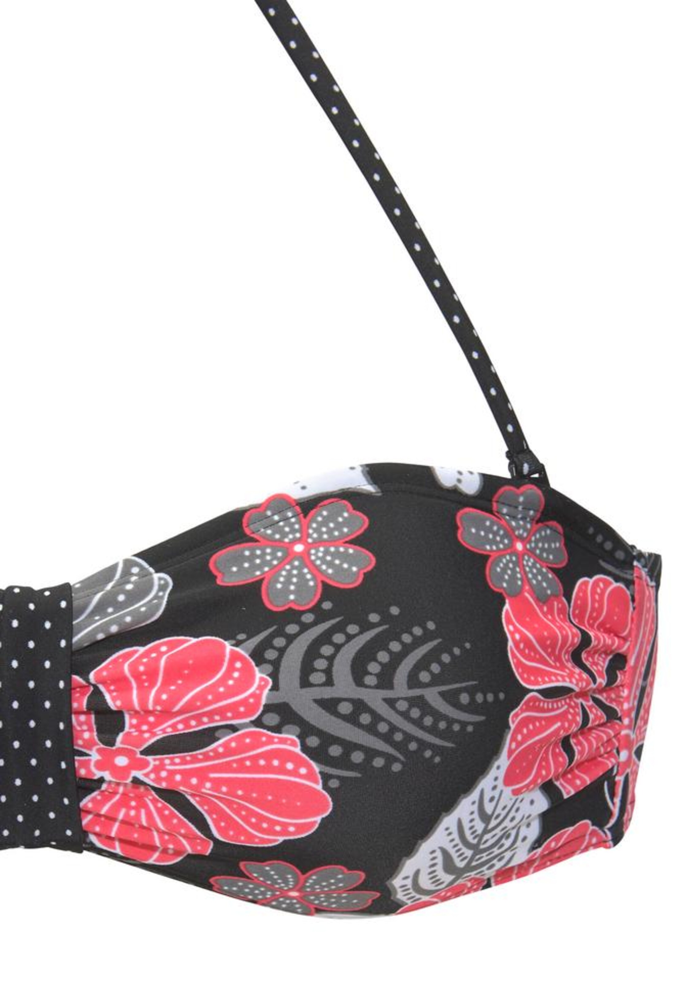 Bandeau Sutien costum de baie 'City' de la BUFFALO pe negru