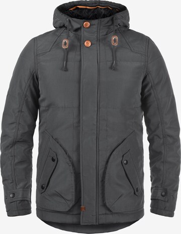 BLEND Winter Jacket 'Polygon' in Grey: front