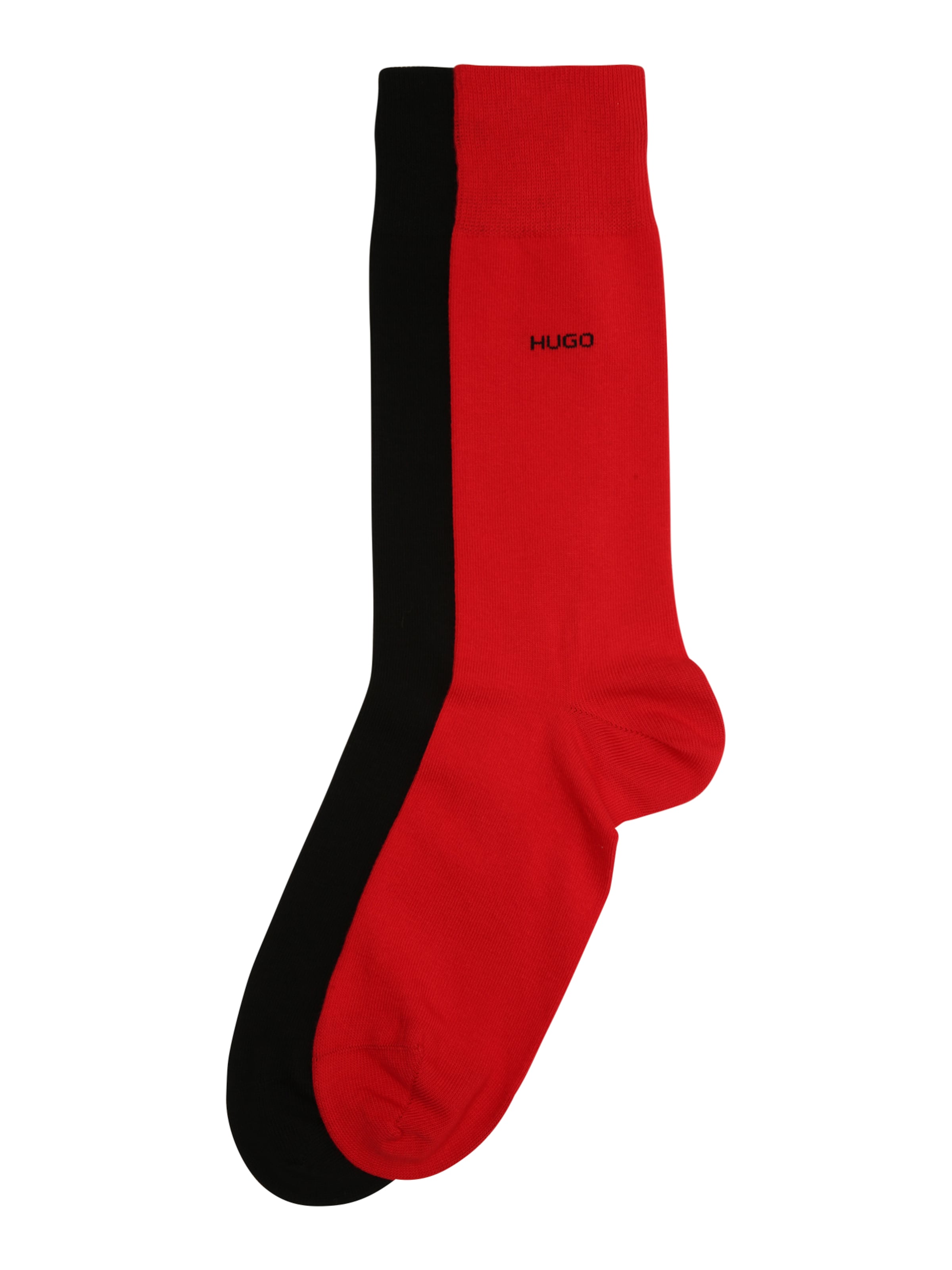 Chaussettes HUGO en rouge : devant