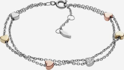 FOSSIL Bracelet 'Herzen JF02854998' en or / or rose / argent, Vue avec produit