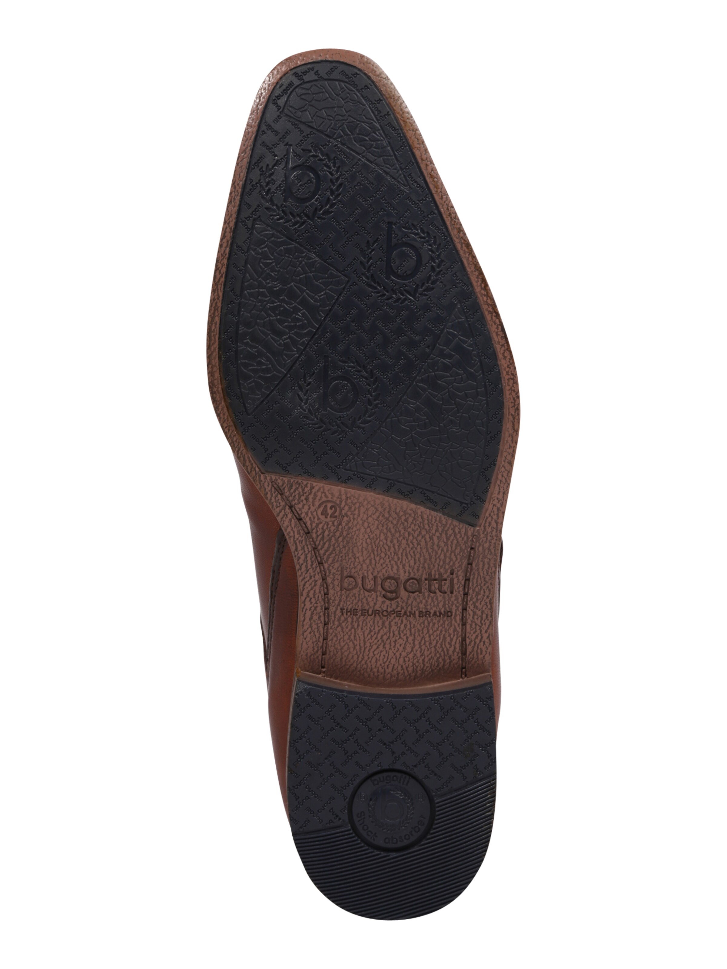 bugatti Snøresko 'Morino' i brun: bund