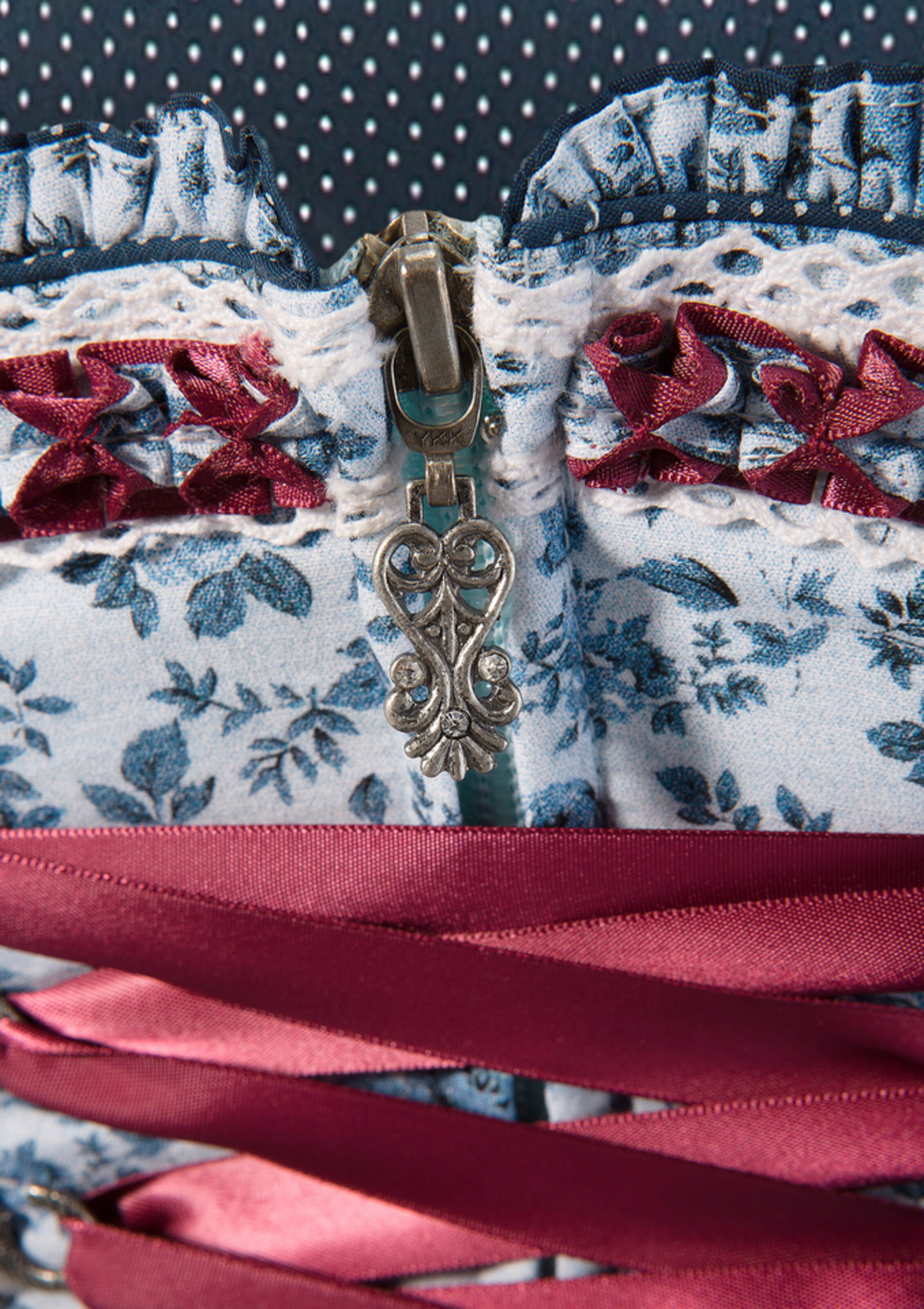 MARJO Dirndli 'Natalia 55' - kék