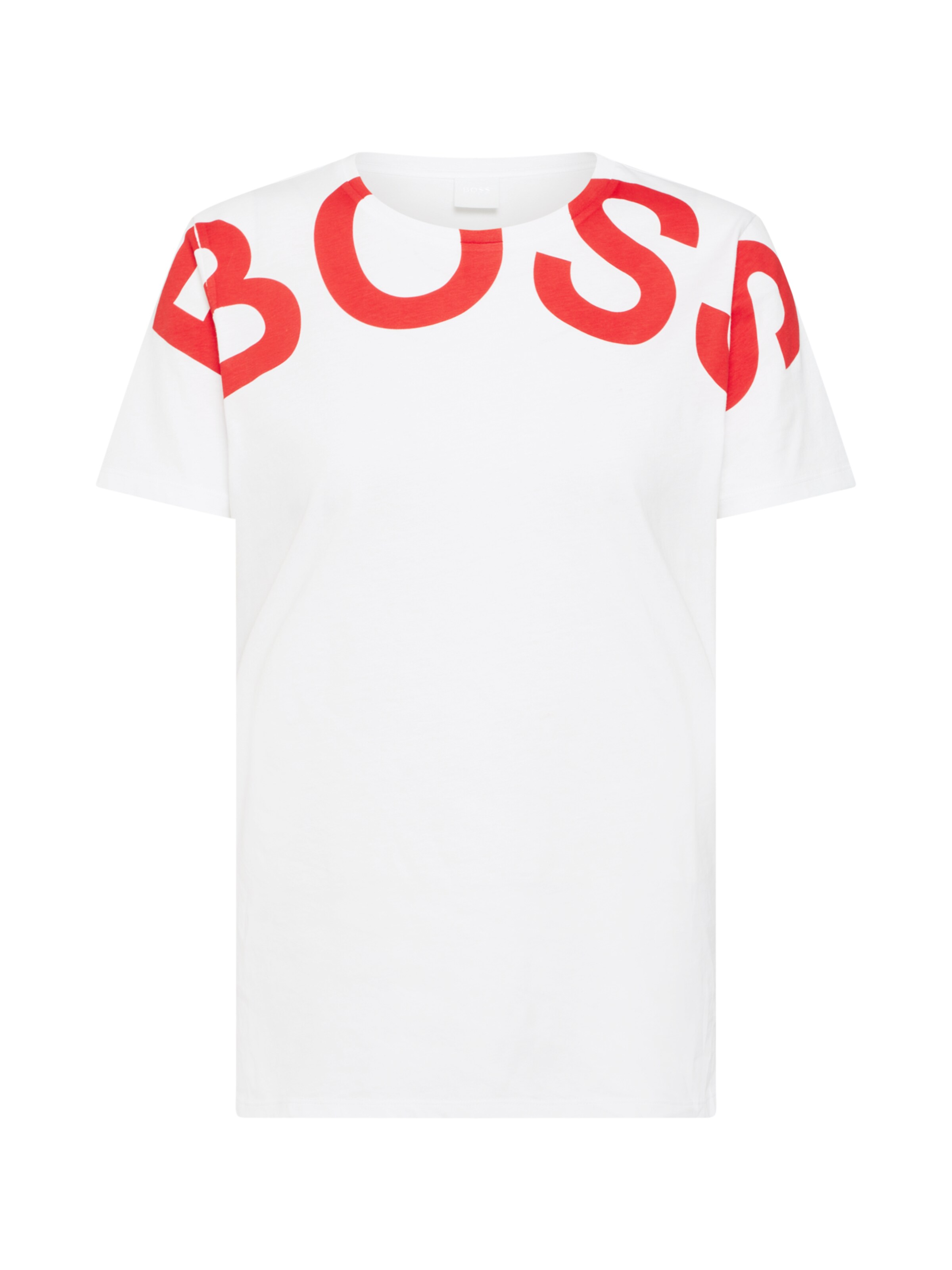 BOSS - Shirt 'Tetrend' in de kleur Rood