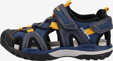 Calzatura aperta di GEOX in blu: frontale