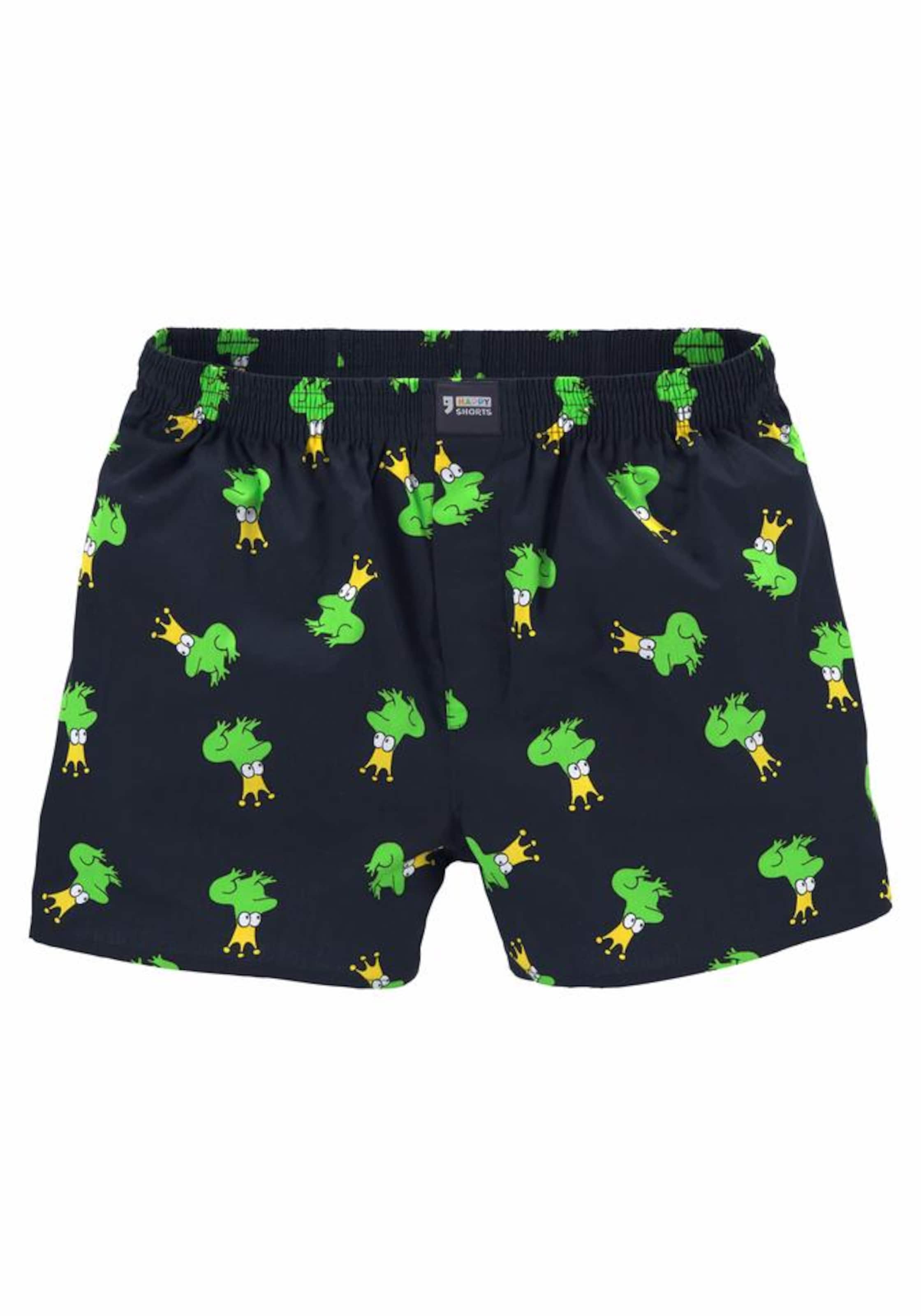 Boxers 'Frosch' Happy Shorts en bleu : devant