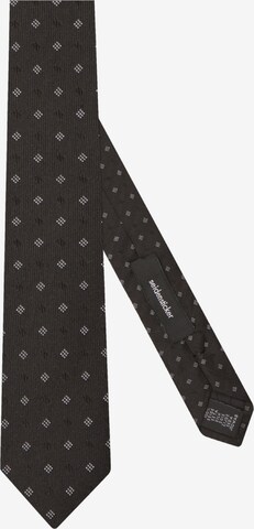 Krawatte 'Slim' SEIDENSTICKER en noir : devant