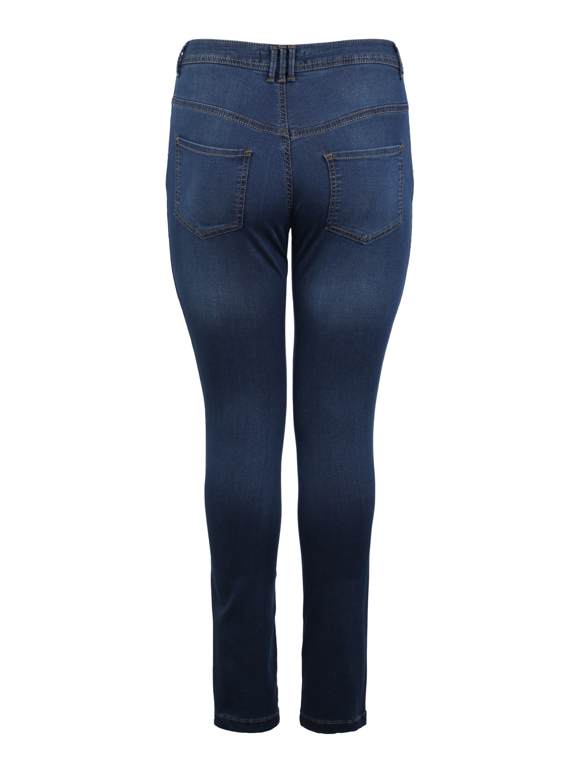 Zizzi Слим Джинсы 'Nille ex. slim' в Синий: сзади