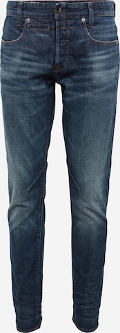 G-Star RAW Tapered Jeans 'D-Staq' in Blauw: voorkant