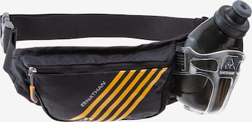 NATHAN Hydration Fanny Pack in Black: front