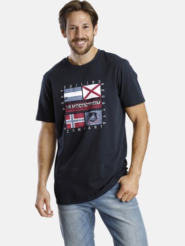 Jan Vanderstorm Shirt ' Preben ' in Blue: front