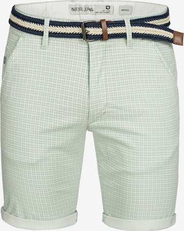 Regular Pantalon 'Bourchier' INDICODE JEANS en vert : devant