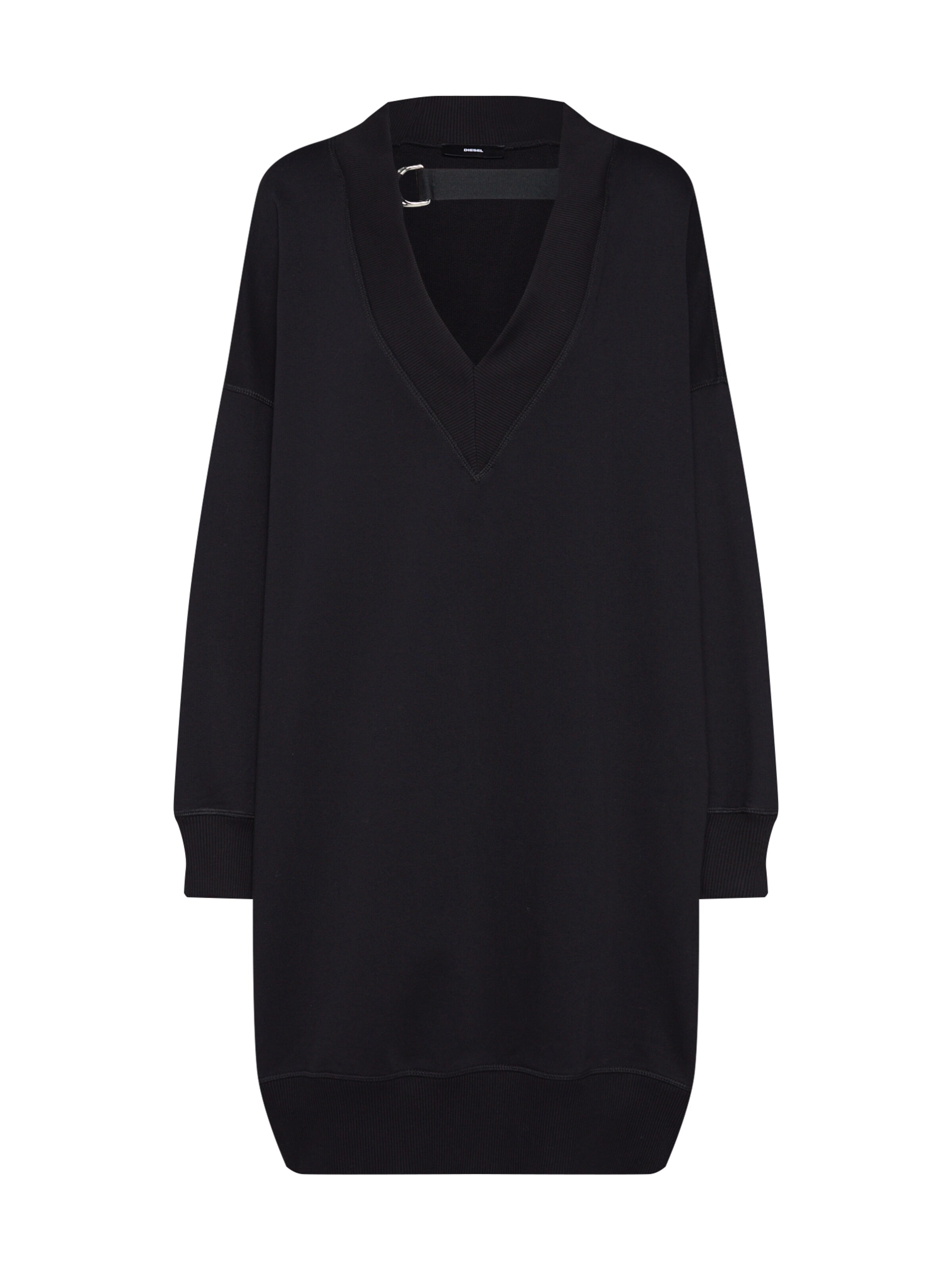 DIESEL - Oversized jurk 'D-KESAR-A' in de kleur Zwart