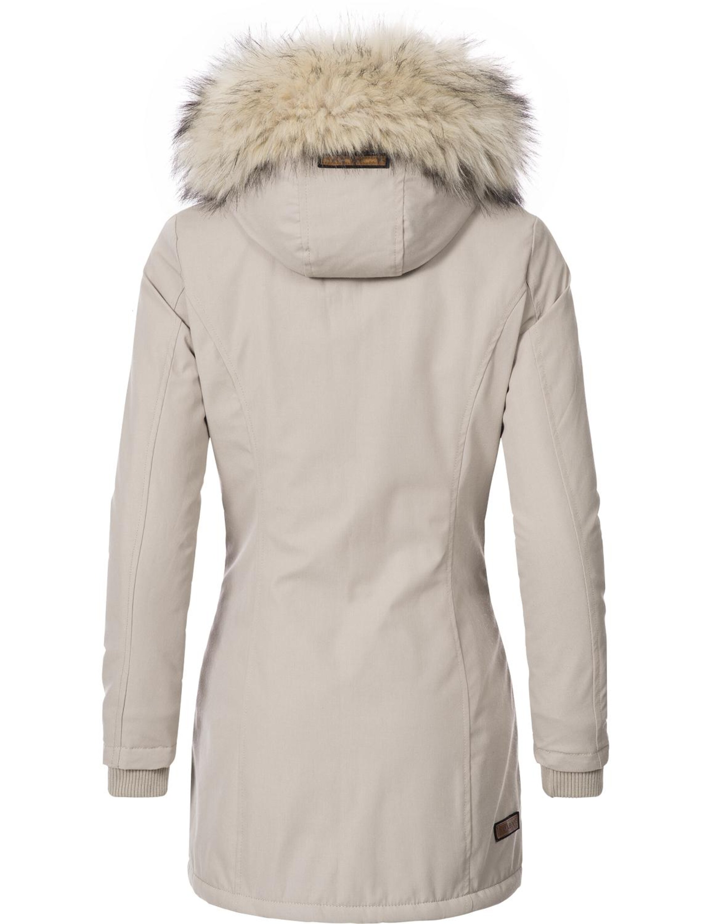 NAVAHOO Winter coat 'Cristal' in Beige