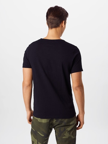 T-Shirt 'Morgan' SELECTED HOMME en noir