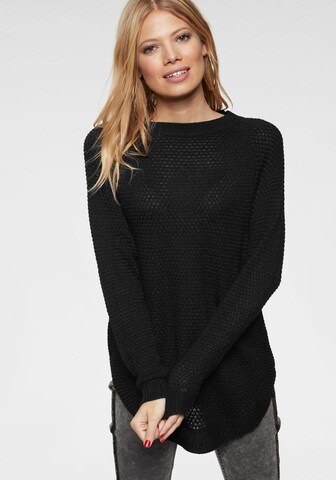 Aniston CASUAL Pullover in Schwarz: Vorderseite